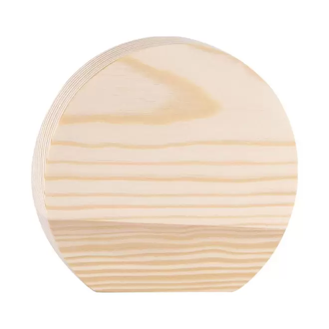 TROPHEE ROND EN BOIS PERSONNALISE 'POKAA' - bois