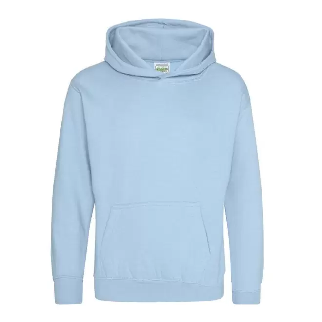 SWEAT-SHIRT PERSONNALISABLE KIDS CAPUCHE 'HOODIE' - bleu ciel