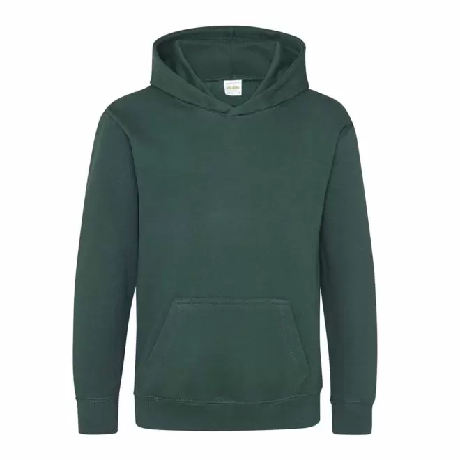 SWEAT-SHIRT PERSONNALISABLE KIDS CAPUCHE 'HOODIE' - vert forêt
