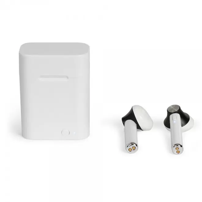 ÉCOUTEURS BLUETOOTH® PUBLICITAIRES LIVOO® 'PROLA' - blanc