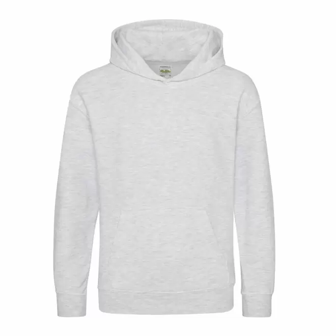SWEAT-SHIRT PERSONNALISABLE KIDS CAPUCHE 'HOODIE' - gris clair