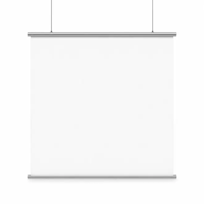 KAKEMONO SUSPENDU PERSONNALISÉ 'MESSAIR' - 100x100cm