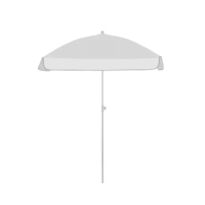 PARASOL CARRE PERSONNALISABLE 'BEACHCALOR VOLETS' - 135x135cm
