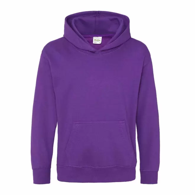 SWEAT-SHIRT PERSONNALISABLE KIDS CAPUCHE 'HOODIE' - violet