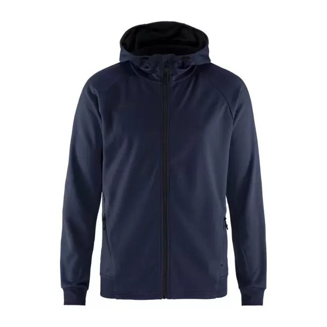 VESTE CAPUCHE HOMME PERSONNALISABLE 'ADV UNIFY FZ' - bleu marine