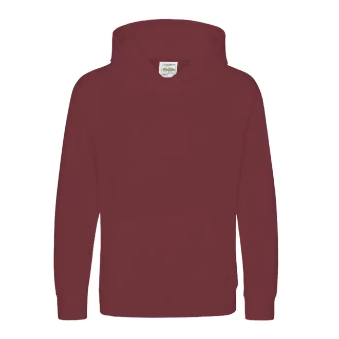 SWEAT-SHIRT PERSONNALISABLE KIDS CAPUCHE 'HOODIE' - aubergine