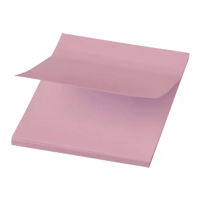 MEMOS REPOSITIONNABLES PUBLICITAIRES 'FORNOTE' 7,5x7,5 CM - rose