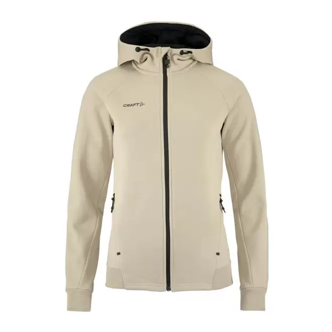 VESTE CAPUCHE FEMME PERSONNALISABLE 'ADV UNIFY FZ' - crème