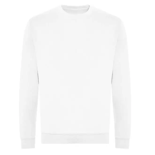 SWEAT-SHIRT PERSONNALISABLE MIXTE ROND 'HOLA BIO' - blanc