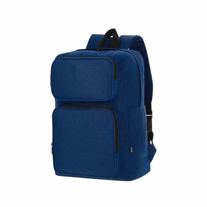 SAC A DOS RPET PERSONNALISABLE 'NISTO' - bleu marine