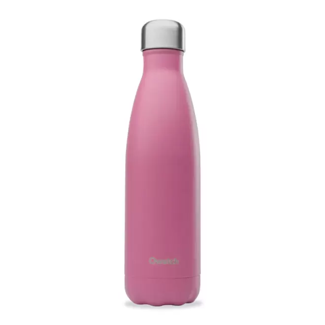BOUTEILLE ISOTHERME PERSONNALISABLE INOX '500 ML QWETCH®' - orchidée