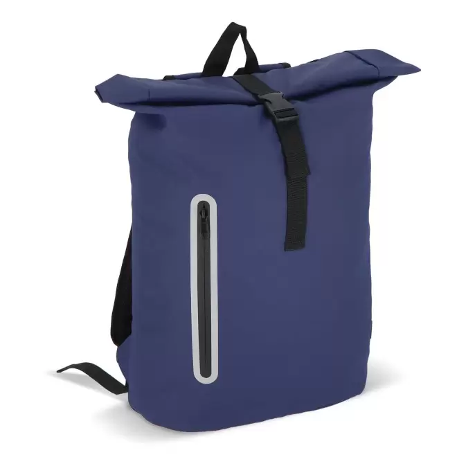 SAC A DOS 20 L EN PU PERSONNALISABLE 'ONNAX' - bleu marine