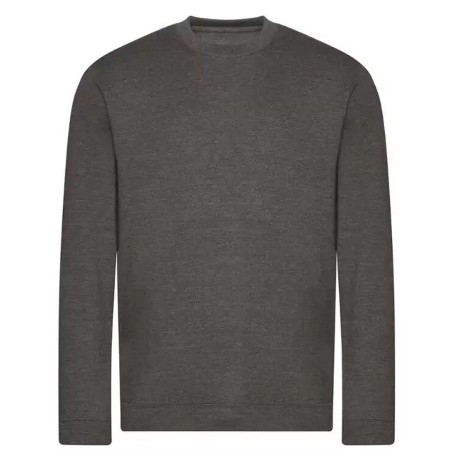 SWEAT-SHIRT PERSONNALISABLE MIXTE ROND 'HOLA BIO' - gris foncé