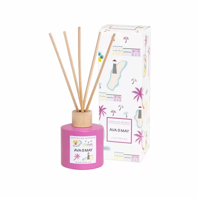 DIFFUSEUR DE PARFUM PERSONNALISE BOUCHON BOIS 'AVA MAY' - république dominicaine