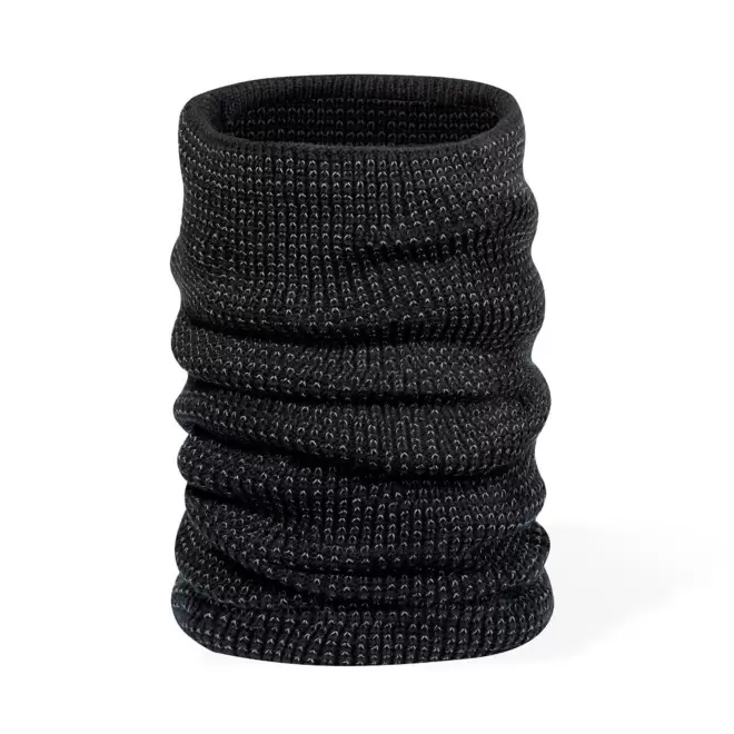 TOUR DE COU REFLECHISSANT PERSONNALISE 'VISIVEL' - noir chiné