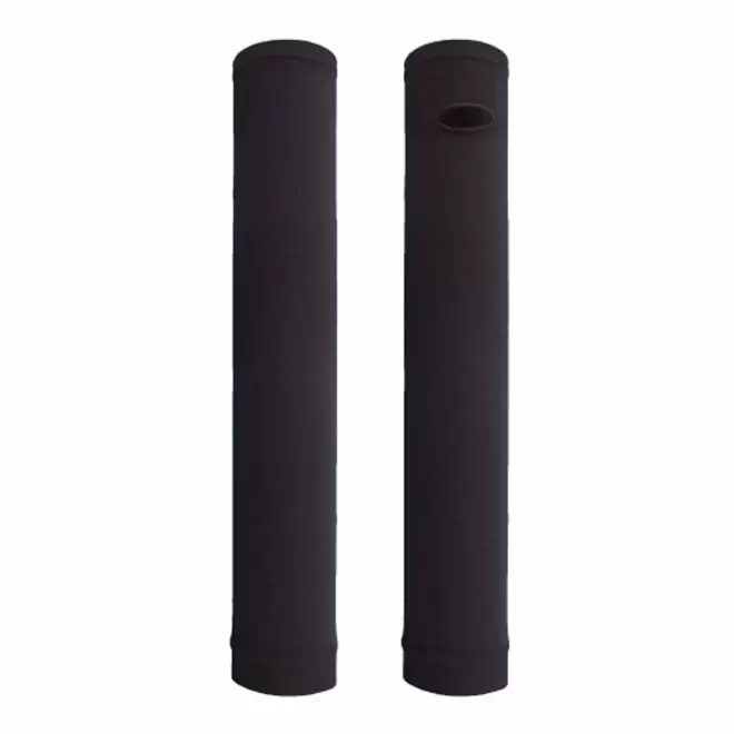 MANCHETTES THERMIQUES PERSONNALISEES 'RUN HEAT BLACK' - noir