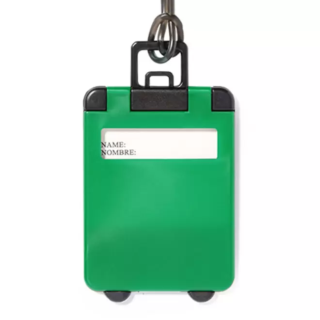 ÉTIQUETTE DE BAGAGE PERSONNALISÉE 'CORFOU' - vert