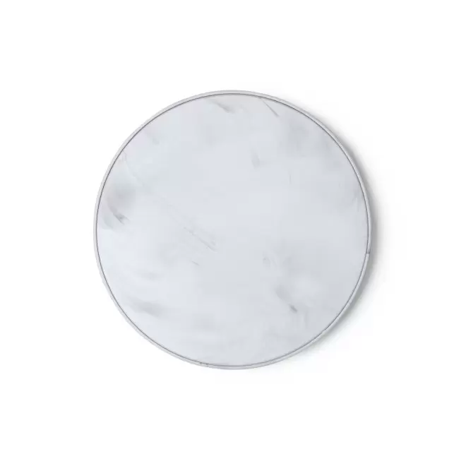 CHARGEUR INDUCTION RECYCLE PERSONNALISABLE 'CHARGCAP' - blanc