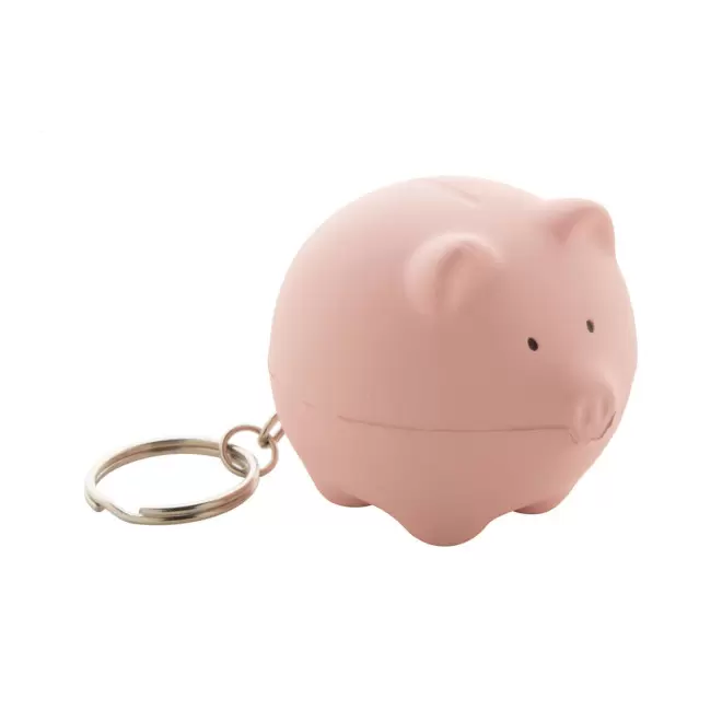 PORTE CLES ANTISTRESS PERSONNALISE 'PORKY' - rose