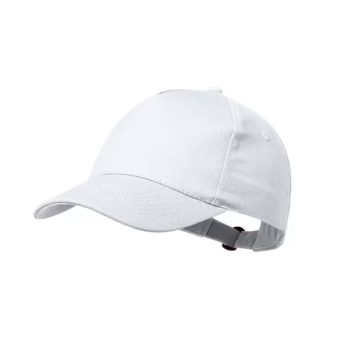 CASQUETTE PERSONNALISABLE 'CALYPSA COTON RECYCLE 5' - blanc