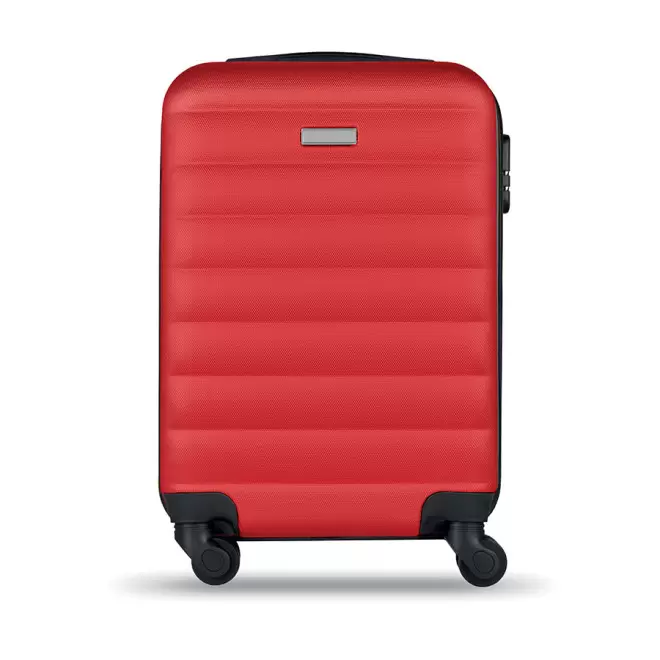 VALISE PERSONNALISÉE TROLLEY CABINE 'SYRACUSE' - rouge