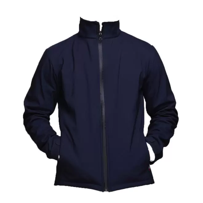 SOFTSHELL RPET PERSONNALISABLE MIF HOMME 'BELLECOMBE' - bleu marine