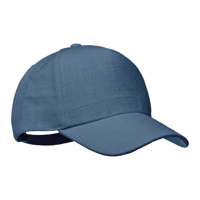 CASQUETTE PERSONNALISÉE EN CHANVRE 'CACOAL' - bleu