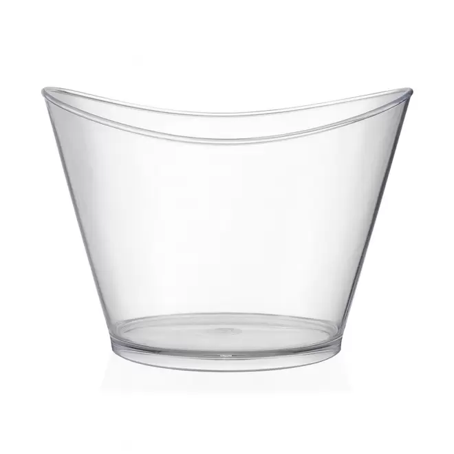 SEAU A GLACON 5L PERSONNALISABLE 'CHAMPI QUADRI' - transparent