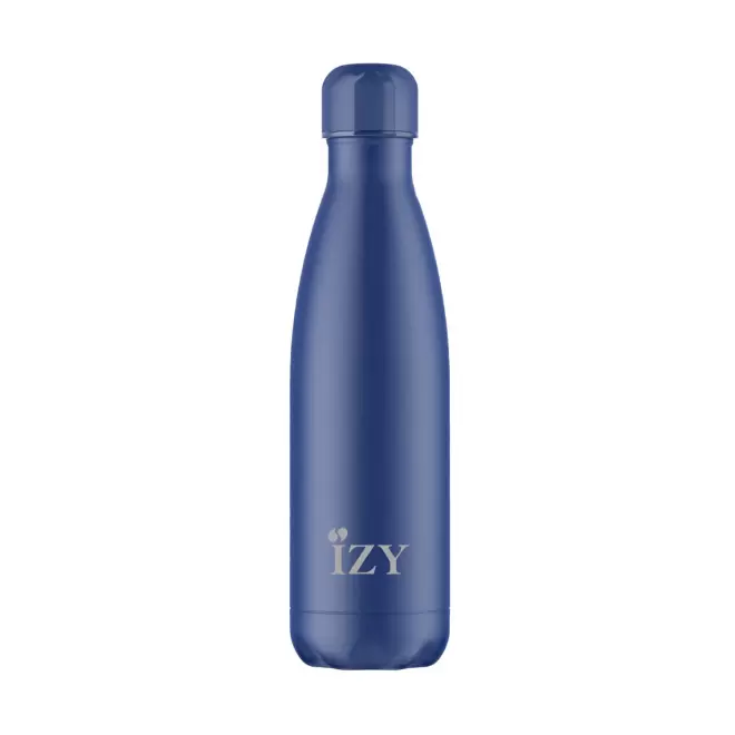BOUTEILLE ISOTHERME 500ML PERSONNALISEE 'IZYO FULL' - bleu