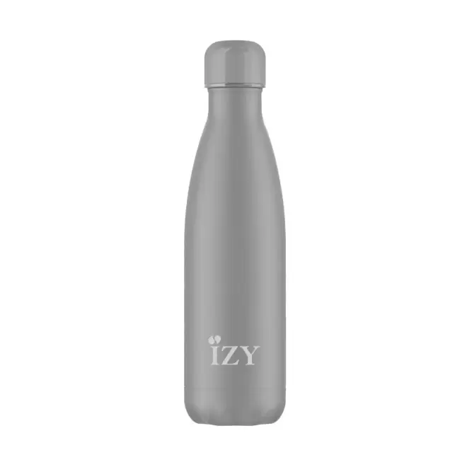BOUTEILLE ISOTHERME 500ML PERSONNALISEE 'IZYO FULL' - gris