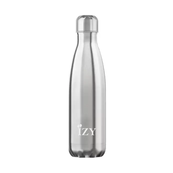 BOUTEILLE ISOTHERME 500ML PERSONNALISEE 'IZYO FULL' - argenté