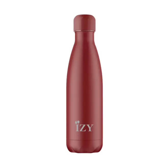 BOUTEILLE ISOTHERME 500ML PERSONNALISEE 'IZYO FULL' - rouge
