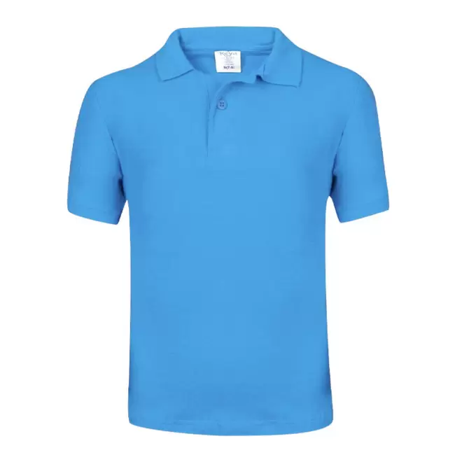 POLO ENFANT COULEUR PERSONNALISABLE 'TERIM 180' - bleu clair