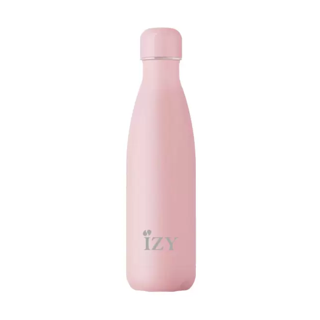BOUTEILLE ISOTHERME 500ML PERSONNALISEE 'IZYO FULL' - rose pale
