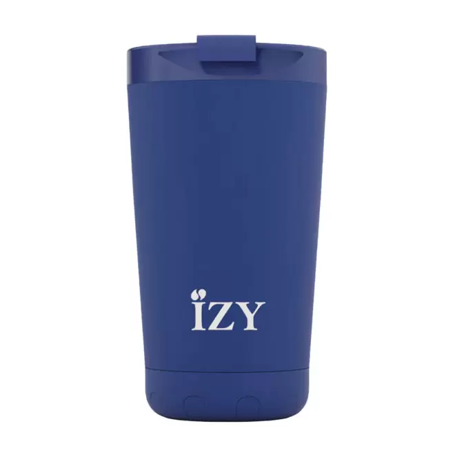 MUG ISOTHERME 350ML PERSONNALISE 'IZYO FULL' - bleu