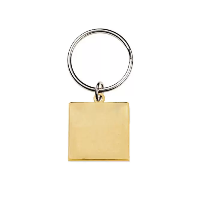 PORTE CLE FER PERSONNALISABLE SUR MESURE 3CM 'CUSTOM GOLD' - à la forme