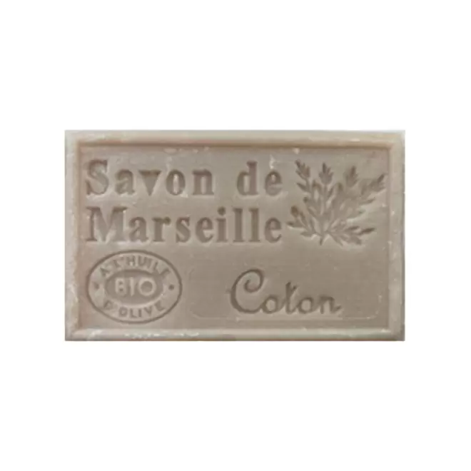 SAVON DE MARSEILLE PERSONNALISE 125GR 'OLIVIA' - coton