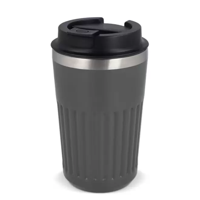 MUG PERSONNALISABLE ISOTHERME CANNELE 400ML 'CANNI' - gris