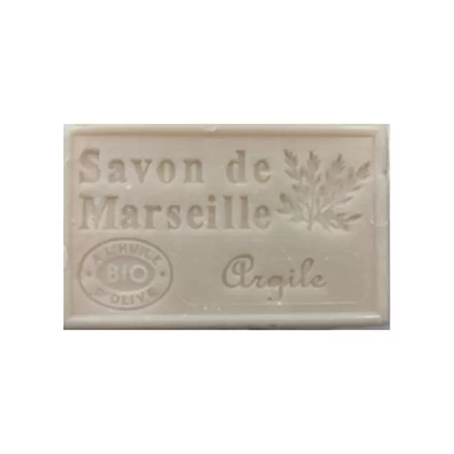 SAVON DE MARSEILLE PERSONNALISE 125GR 'OLIVIA' - argile