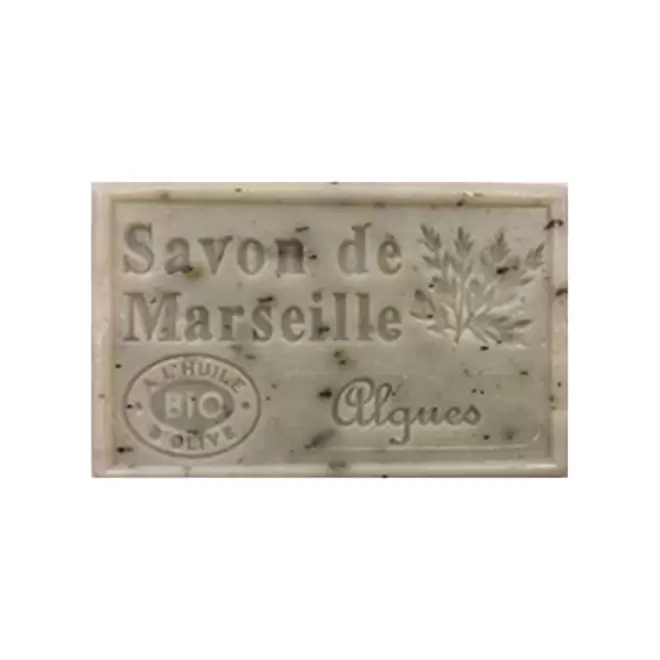 SAVON DE MARSEILLE PERSONNALISE 125GR 'OLIVIA' - algue