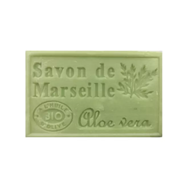SAVON DE MARSEILLE PERSONNALISE 125GR 'OLIVIA' - aloe vera