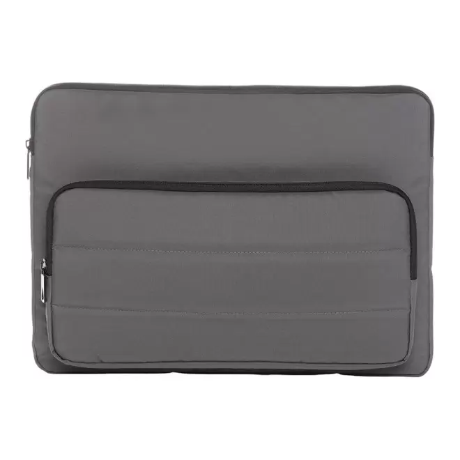 HOUSSE DE PROTECTION PERSONNALISABLE POUR ORDINATEUR 15,6" EN RPET IMPACT 'BEILEN' - gris