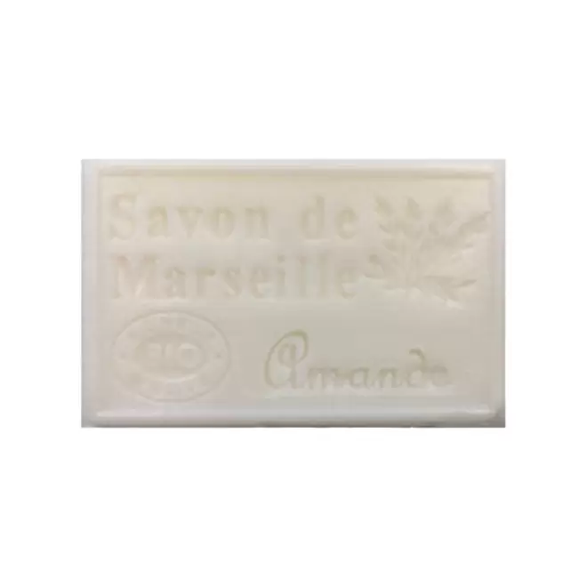 SAVON DE MARSEILLE PERSONNALISE 125GR 'OLIVIA' - amande 