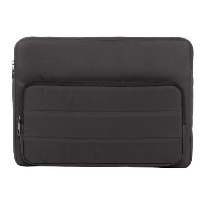 HOUSSE DE PROTECTION PERSONNALISABLE POUR ORDINATEUR 15,6" EN RPET IMPACT 'BEILEN' - noir