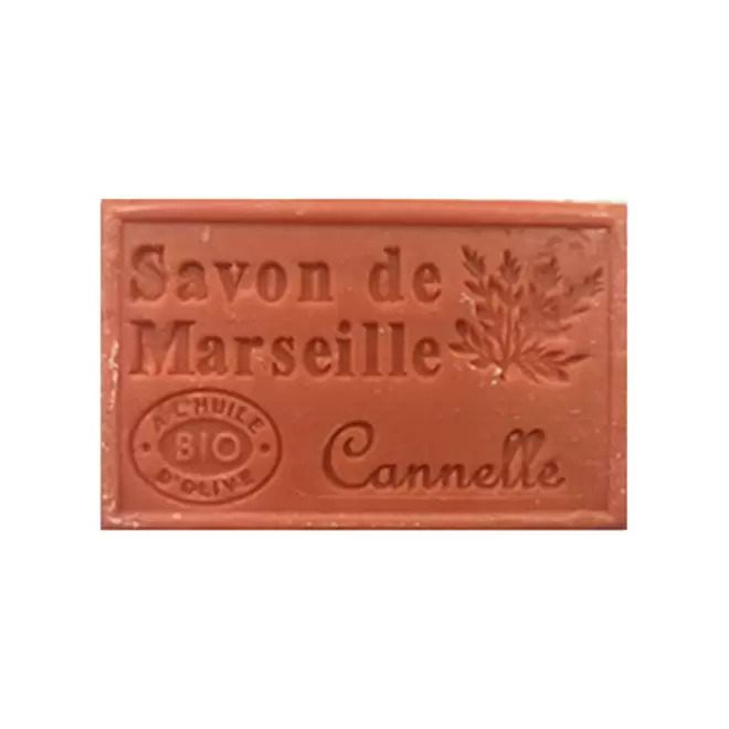 SAVON DE MARSEILLE PERSONNALISE 125GR 'OLIVIA' - cannelle