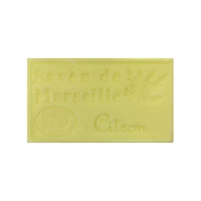 SAVON DE MARSEILLE PERSONNALISE 125GR 'OLIVIA' - citronnelle