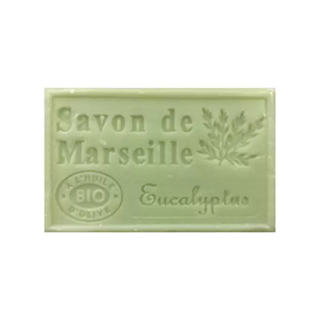 SAVON DE MARSEILLE PERSONNALISE 125GR 'OLIVIA' - eucalyptus