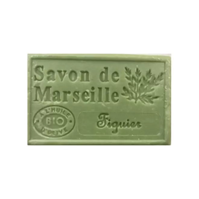 SAVON DE MARSEILLE PERSONNALISE 125GR 'OLIVIA' - figuier