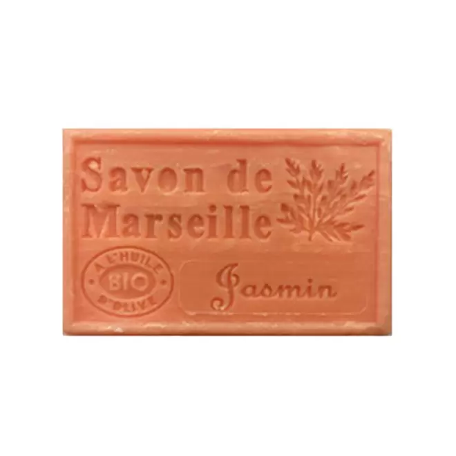 SAVON DE MARSEILLE PERSONNALISE 125GR 'OLIVIA' - jasmin