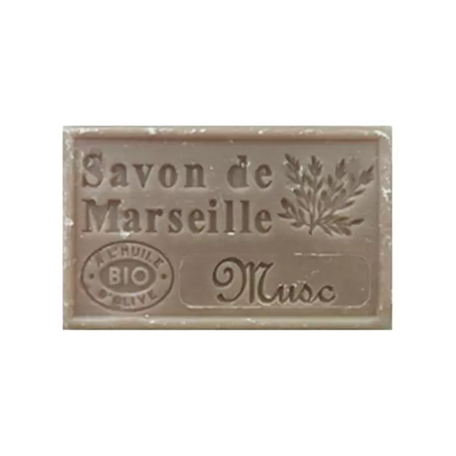 SAVON DE MARSEILLE PERSONNALISE 125GR 'OLIVIA' - musc